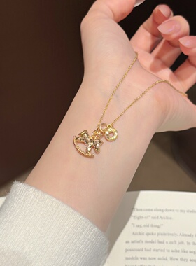 「金币小木马」S999纯银项链