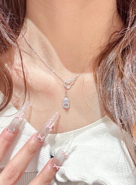 「福禄双全白玉髓」S999纯银项链