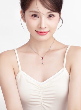 「月亮小狗」999纯银项链原创