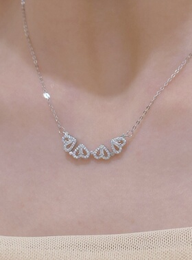 「一饰两戴四叶草」S999纯银项链