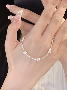 「碎银几两蝴蝶」S999足银手链