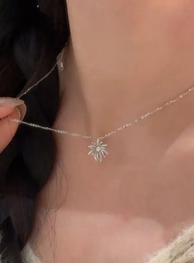 「繁星烟花」S999纯银项链手作