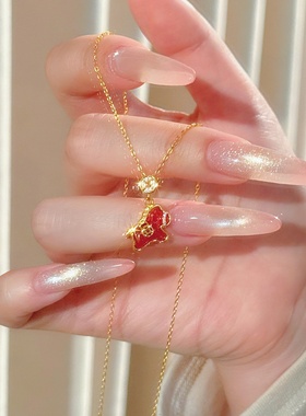 「招财小马」999纯银项链手作