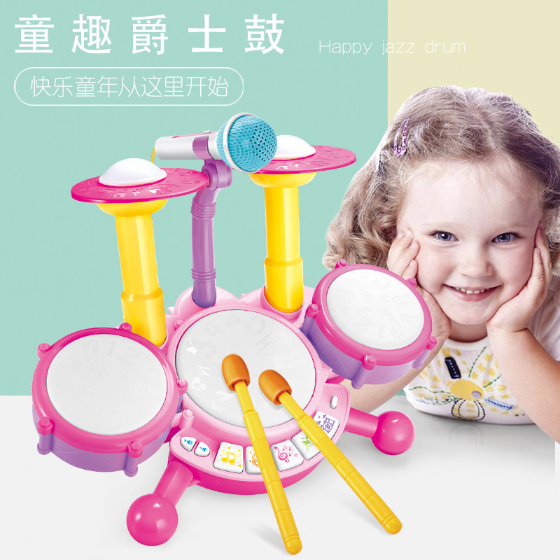 卡拉ok宝宝唱歌玩具唱歌机带麦克风 古驰诺玩具音乐话筒