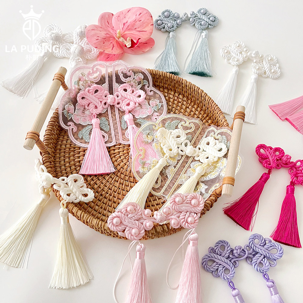 LA朴町 碧舞流苏盘扣鲜花束配饰diy手工花艺礼品包装搭配装饰资材,淘宝优惠券,粉丝福利购,淘宝优惠卷