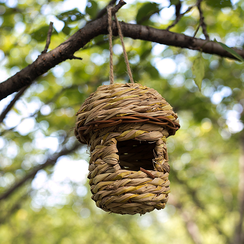 鸟巢摆件自然角幼儿园森系植物角户外装饰微景观别墅庭院花园布置 - 图0
