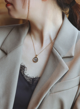 【双面女王项链】复古宫廷风饰品