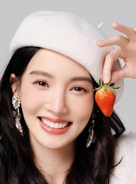 赵丽颖同款帽子创意复古高级贝雷帽日常百搭秋冬画家帽大头围显脸