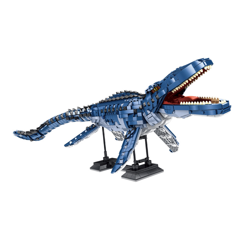 巨大型积木霸王龙拼装恐龙模型沧龙益智玩具儿童男孩六一节礼物