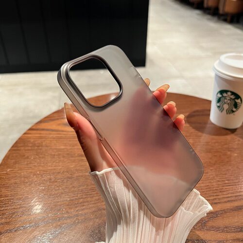 超薄裸机PC硬壳15Pro适用iPhone16pro新款14proMax苹果13por手机壳12简约14plus磨砂保护套男女潮防摔 - 图3