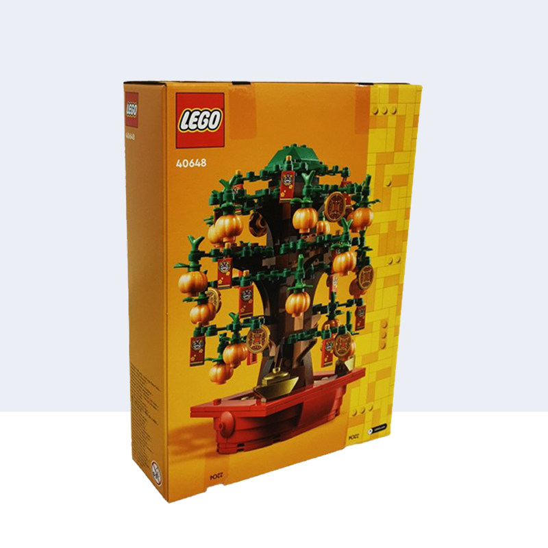 【自营】自营乐高40648摇钱树发财树春节中国风男女积木新年礼物
