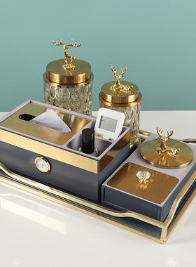 家用客厅纸巾盒多功能现代