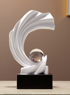 现代简约风生水起轻奢风摆件