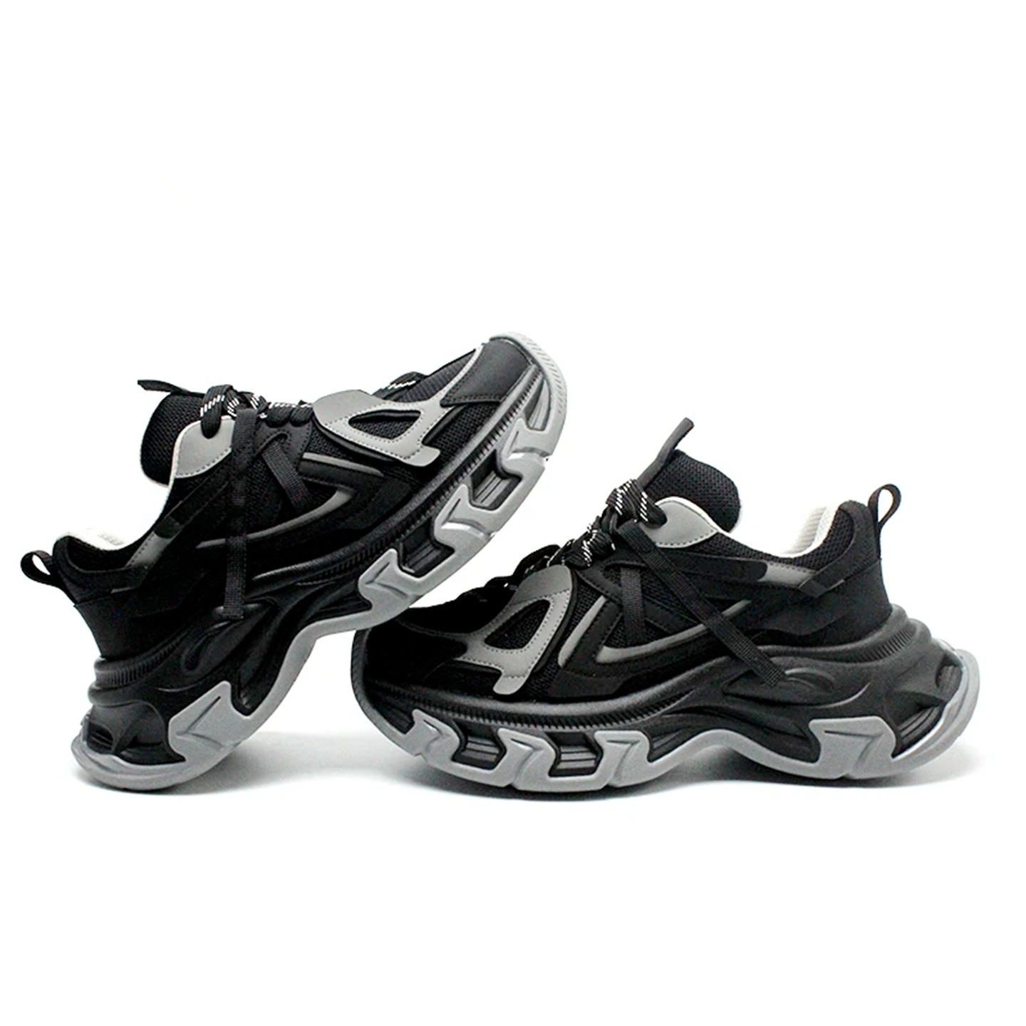 厚底增高网面老爹鞋男秋季透气小众复古擦色百搭运动休闲鞋子男潮,淘宝优惠券,粉丝福利购,淘宝优惠卷