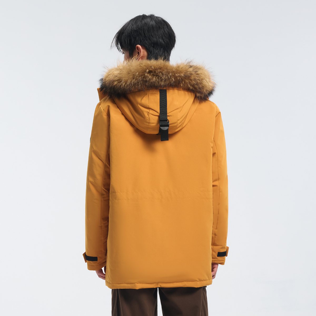 探路者极地鹅绒羽绒服男户外防寒防水秋冬保暖滑雪服外套 - 图2