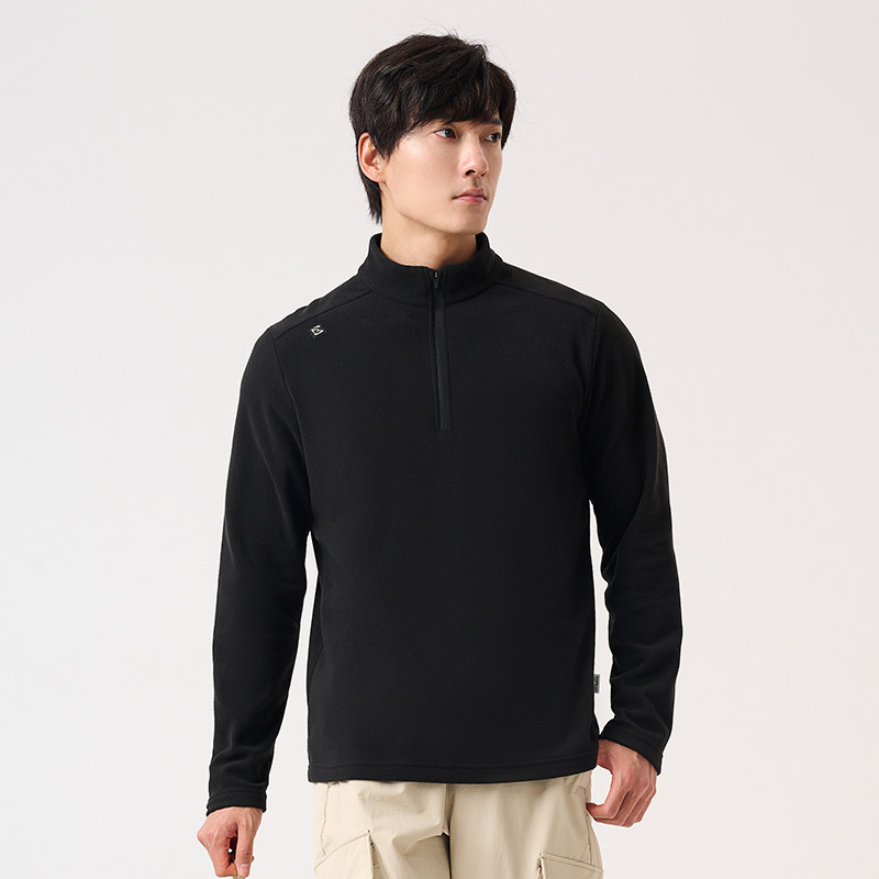 探路者抓绒衣情侣秋冬打底抗静电单穿内胆户外运动保暖抓绒外套,淘宝优惠券,粉丝福利购,淘宝优惠卷