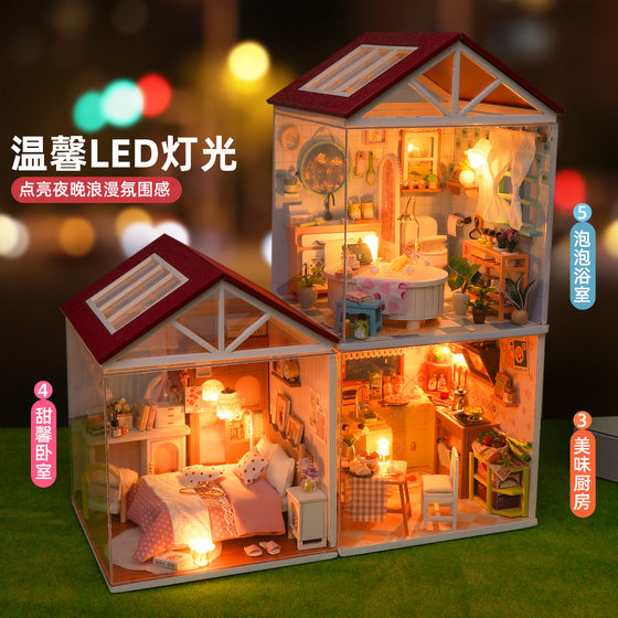 Creative birthday gift diy10 cabin model