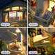 Diy cabin mini villa blue waltz gift
