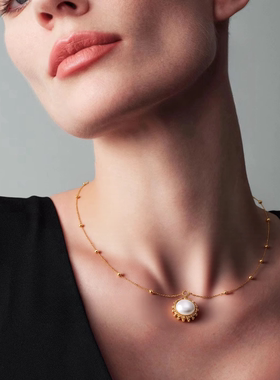 大气风轻奢项链臻致 S925银时尚珍珠系列通勤气质高级感简约天