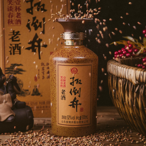 白酒整箱52度扳倒井老酒500ml*6瓶浓香型粮食酒宴请送礼 - 图1