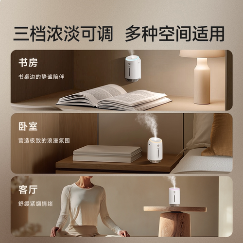 iaa小白香薰机自动喷香氛机持久家用室内厕所卫生间智能扩香机 - 图2