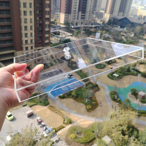 透明亚克力盖子定制长方形圆形带拉手鱼缸盖防尘盖板 - 图0