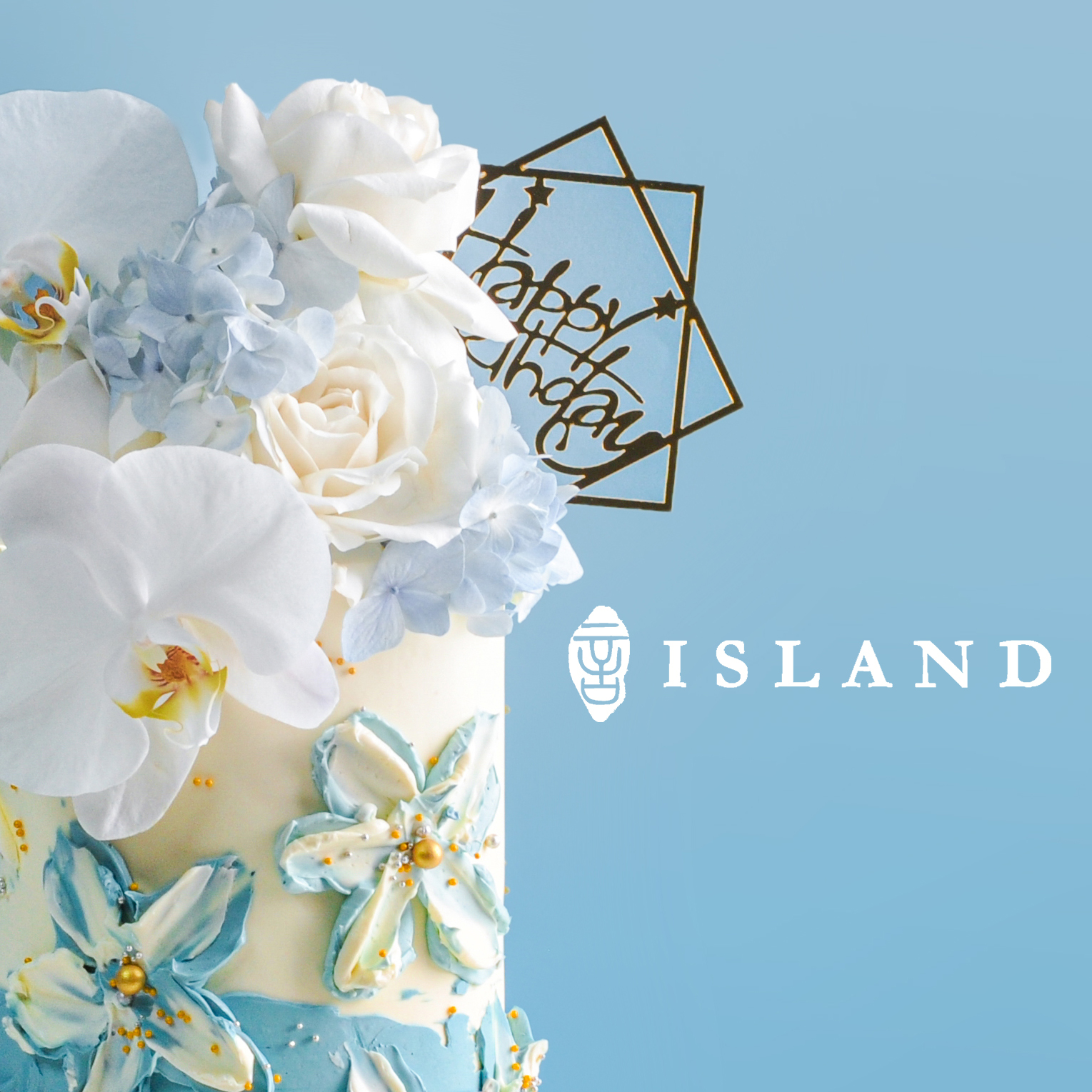 言屿 Y·ISLAND 创意加高鲜花奶油艺术生日蛋糕 成都同城配送 A28 - 图1