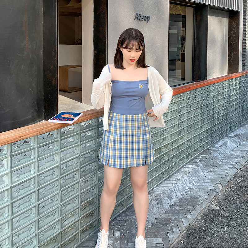 【125斤唐不灵bling】微胖mm女半裙子 唐不灵Bling微胖定制大码女装