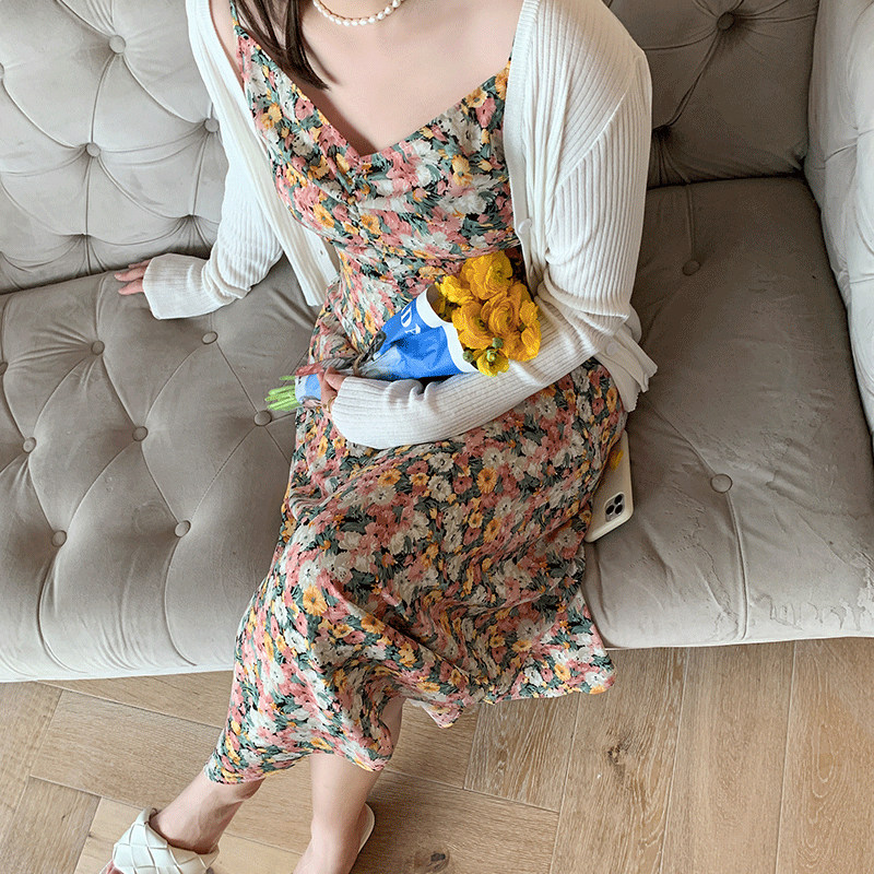 【125斤唐不灵bling】微胖mm吊带裙 唐不灵Bling微胖定制大码女装