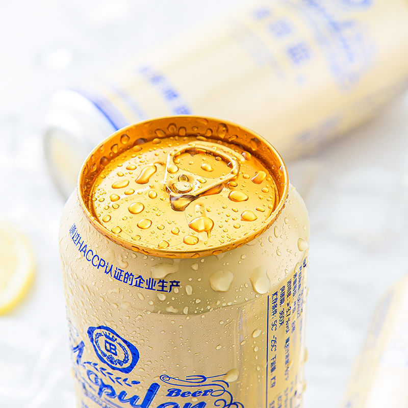 瀘州老窖奧普藍原漿啤酒整箱500ml*12罐國產瓶裝白啤一箱經典金罐_天錦倉酒類專營店_酒類