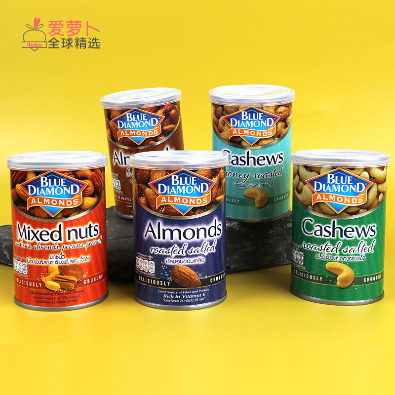 Blue Diamond 蓝钻 Mixed Nuts almonds混合坚果杏仁 腰果零食 - 图0