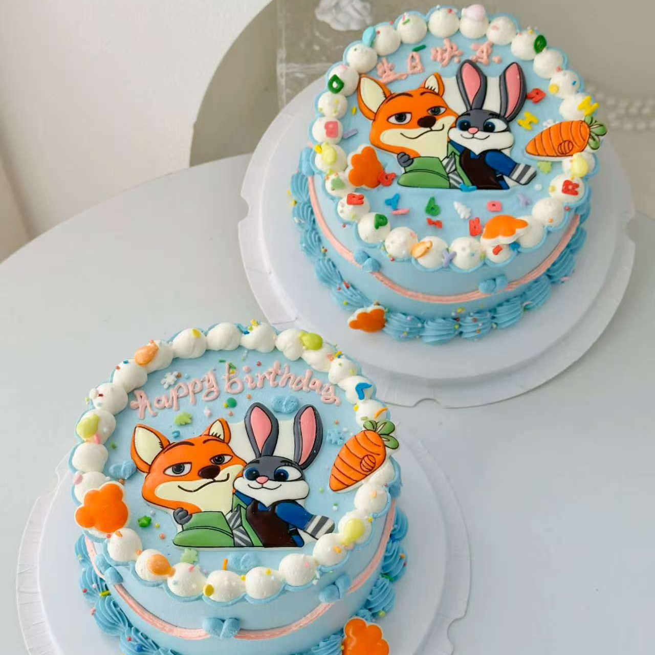 动物城巧克力成品插片蛋糕装饰朱迪尼克卡通兔子狐狸烘焙甜品摆件,淘宝优惠券,粉丝福利购,淘宝优惠卷