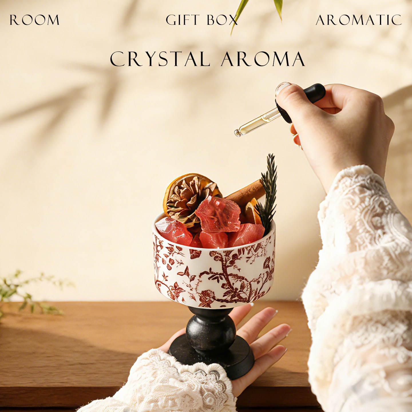 中式无火香薰扩香石礼盒入户玄关香氛装饰摆件新居伴手礼生日礼物,淘宝优惠券,粉丝福利购,淘宝优惠卷