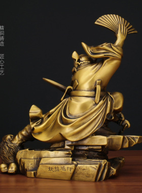 全铜钟馗摆件钟馗引福天师钟神天官赐福送福佛像家居平安天师