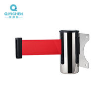 Lacquered also QYC-0836 wall-mounted one-meter-wire guard bar Stainless Steel Bank Queuing Fence Subway Protective Wire