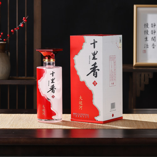 【中华老字号】十里香酒大运河52度500ml*4瓶浓香型白酒 宴请送礼 - 图2