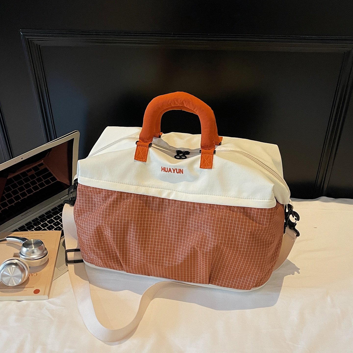 女款大容量托特包包通勤收纳包便捷式手提包斜挎包短途出差收纳袋,淘宝优惠券,粉丝福利购,淘宝优惠卷