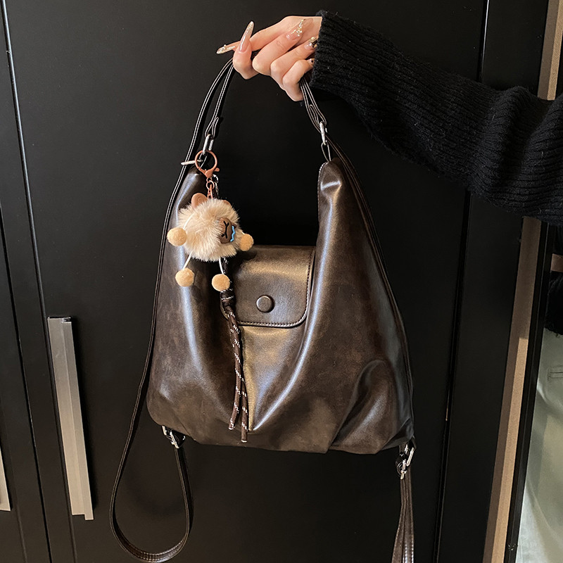 多功能大容量包包女2026秋冬新款单肩包复古斜挎包通勤双肩三用包,淘宝优惠券,粉丝福利购,淘宝优惠卷