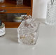 Ins European style butterfly relief glass jewelry storage box