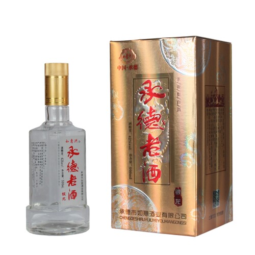承德特产纯粮白酒承德老酒如意洲银龙42度500mlX6瓶装浓香型白酒 - 图0