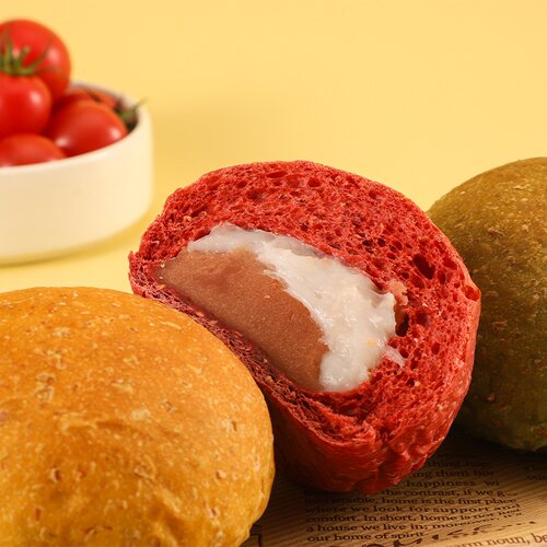 怡锦春全麦面包夹心欧包解馋低脂粗粮麻薯芋泥早餐代餐饱腹食品 - 图0