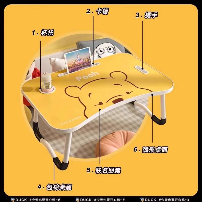 可折叠床上小桌子学习书桌笔记本电脑桌支架懒人卧室飘窗桌坑几大学生宿舍学生写字小桌板儿童看书课桌膝上桌,淘宝优惠券,粉丝福利购,淘宝优惠卷