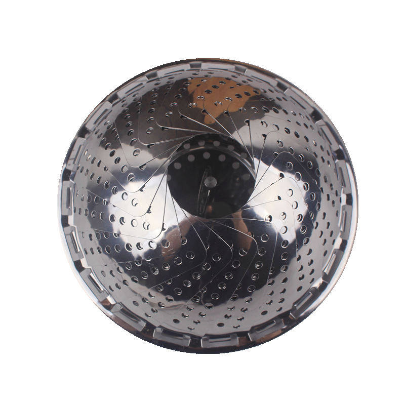 日本NITORI不锈钢蒸架蒸格圆形可折叠隔水蒸盘蒸包子蒸饭蒸盘包邮,淘宝优惠券,粉丝福利购,淘宝优惠卷