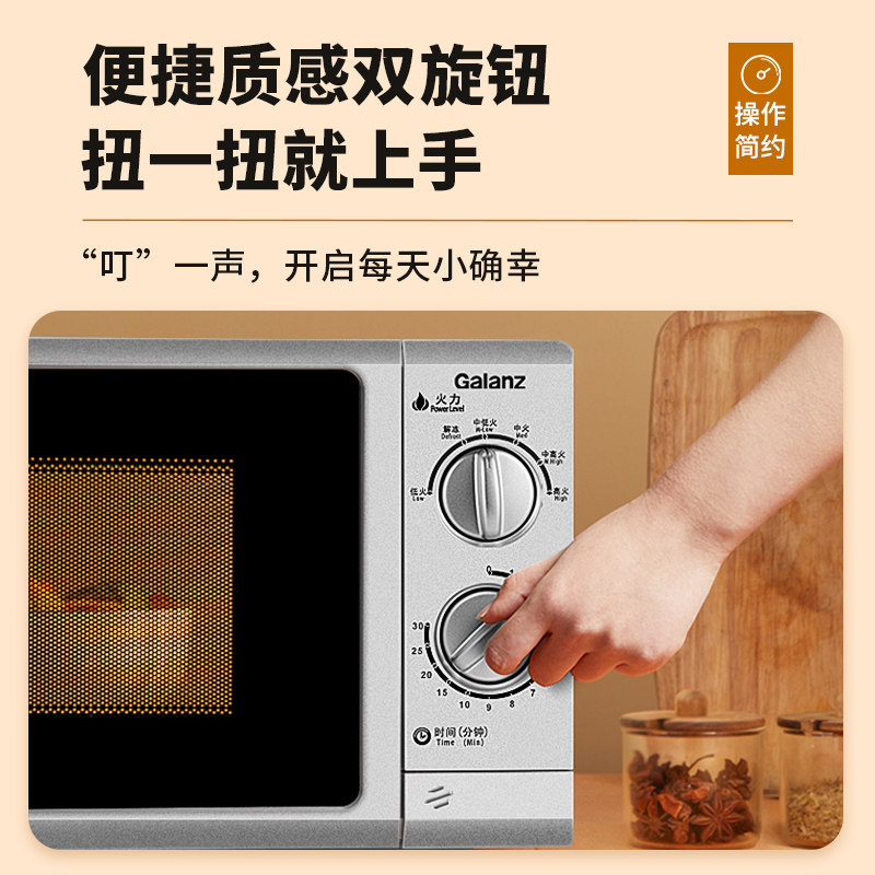 格兰仕家用23升g5平板式多功能小型 格兰仕烤箱微波炉