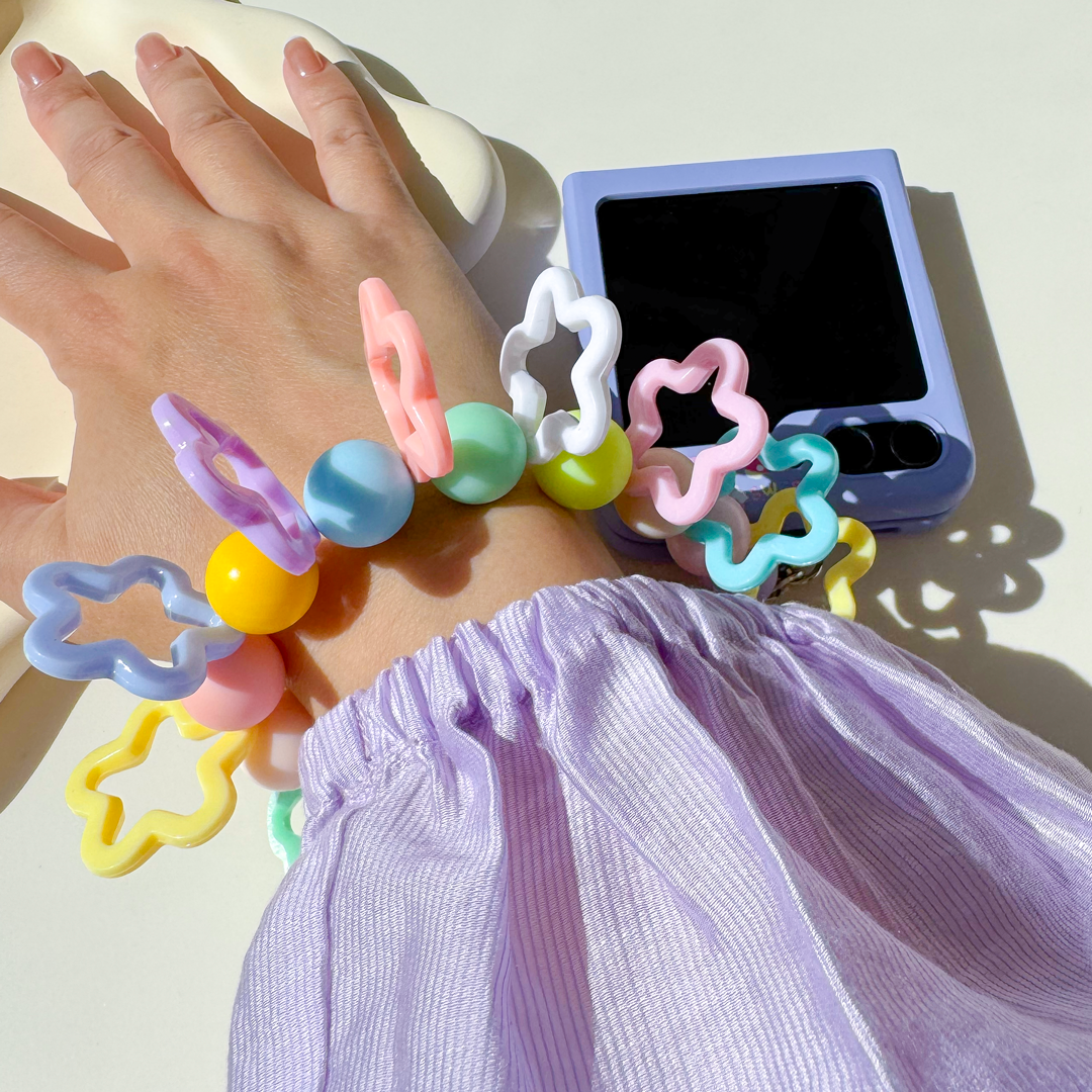 半熟玉子商店原创设计超美！超结实！手机壳双挂钩时尚折叠壳链条 - 图2