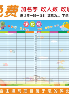 班级布置教室装饰评比栏墙贴