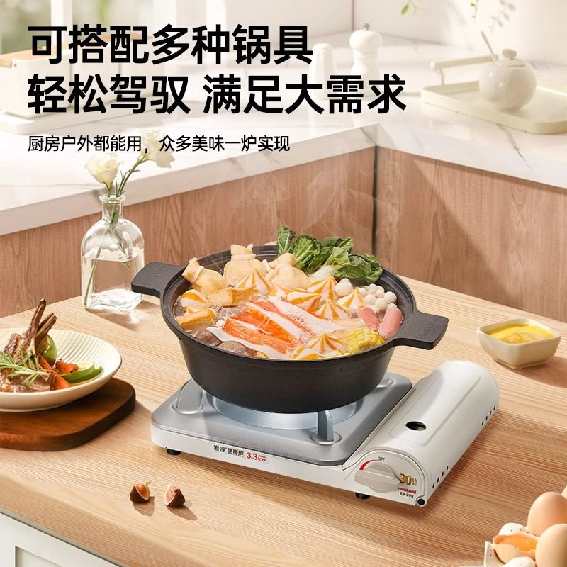 新款岩谷猛火3300W卡式炉户外便携烧烤炉卡斯炉家用瓦斯炉ZB-29S,淘宝优惠券,粉丝福利购,淘宝优惠卷