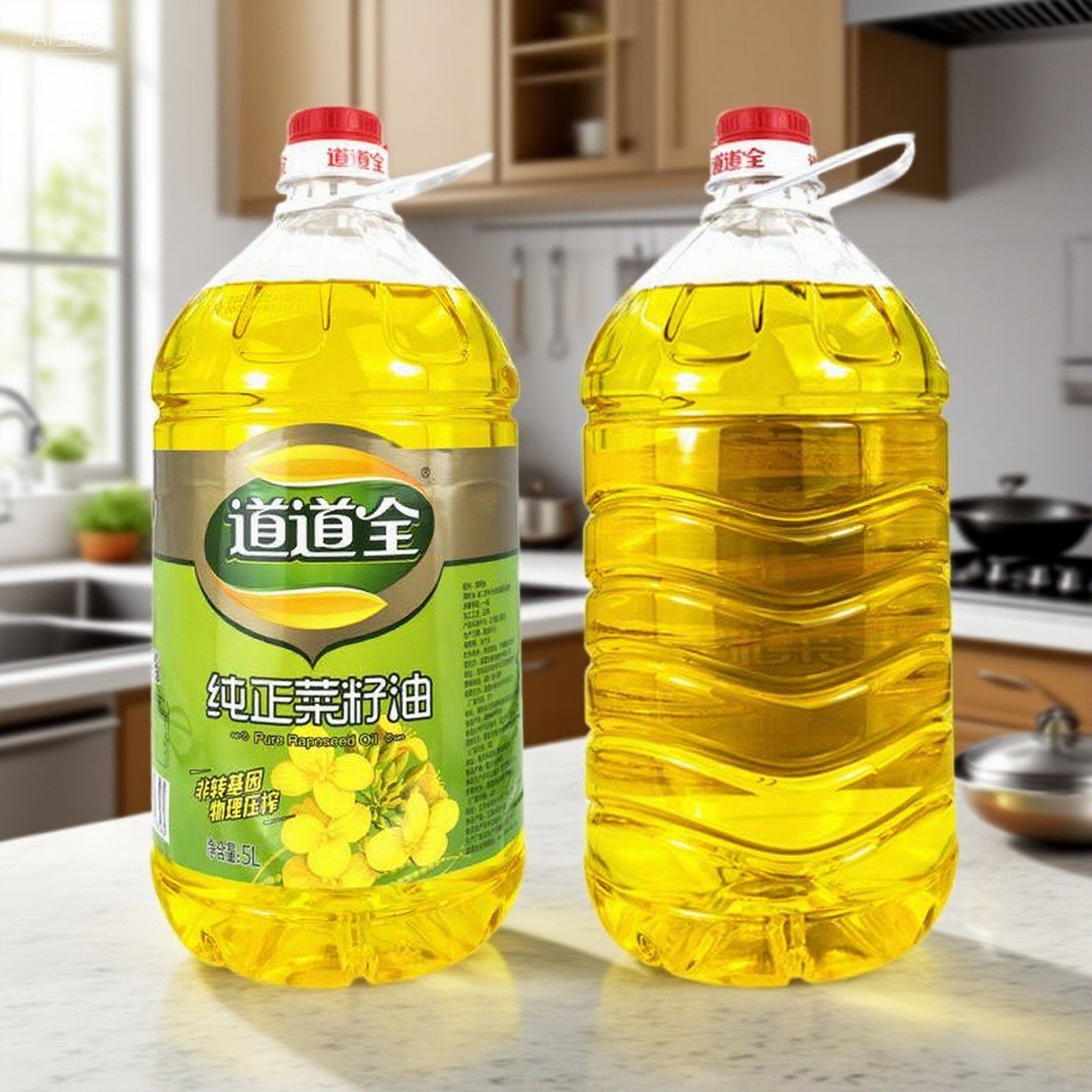 5L×4瓶一级道道全纯正菜籽油非转基因物理压榨学校家用零防腐剂,淘宝优惠券,粉丝福利购,淘宝优惠卷