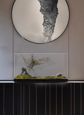 新中式风永生苔藓亚克力装饰品