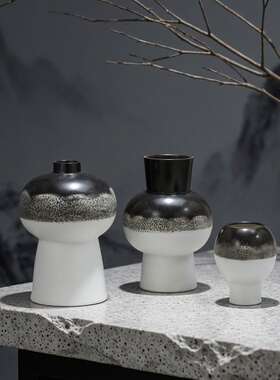 新中式风陶瓷罐博古架软装饰品